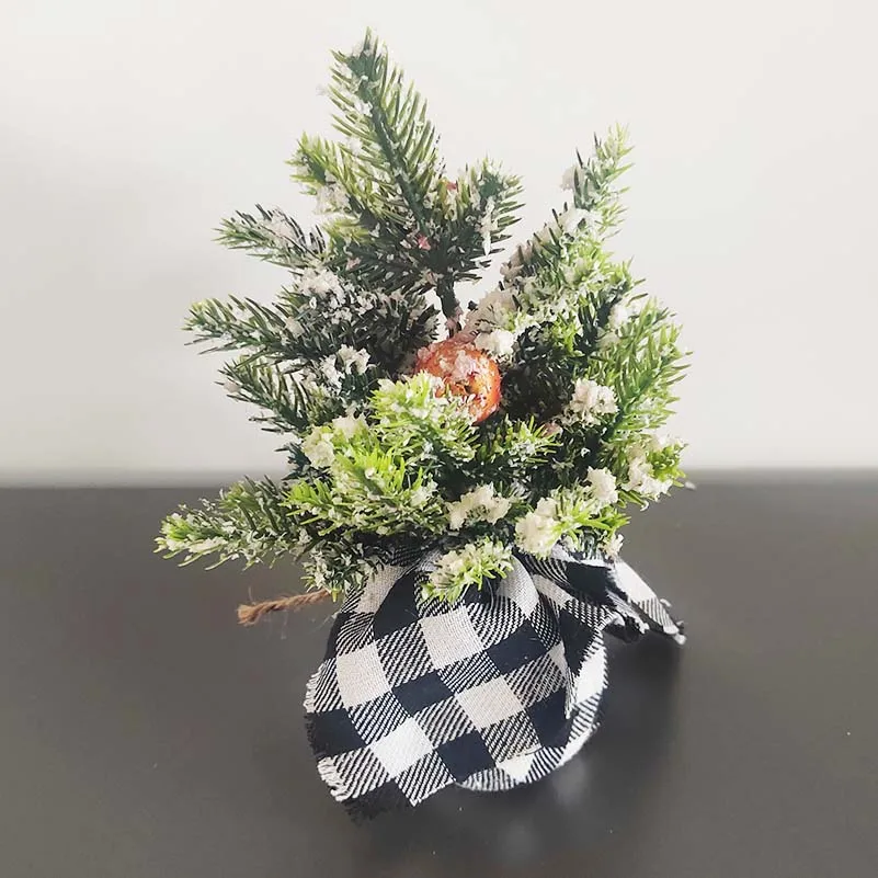 

1PCS 23CM Mini Christmas Tree New Year Party Christmas Decoration Artificial Tabletop Xmas Tree Ornaments