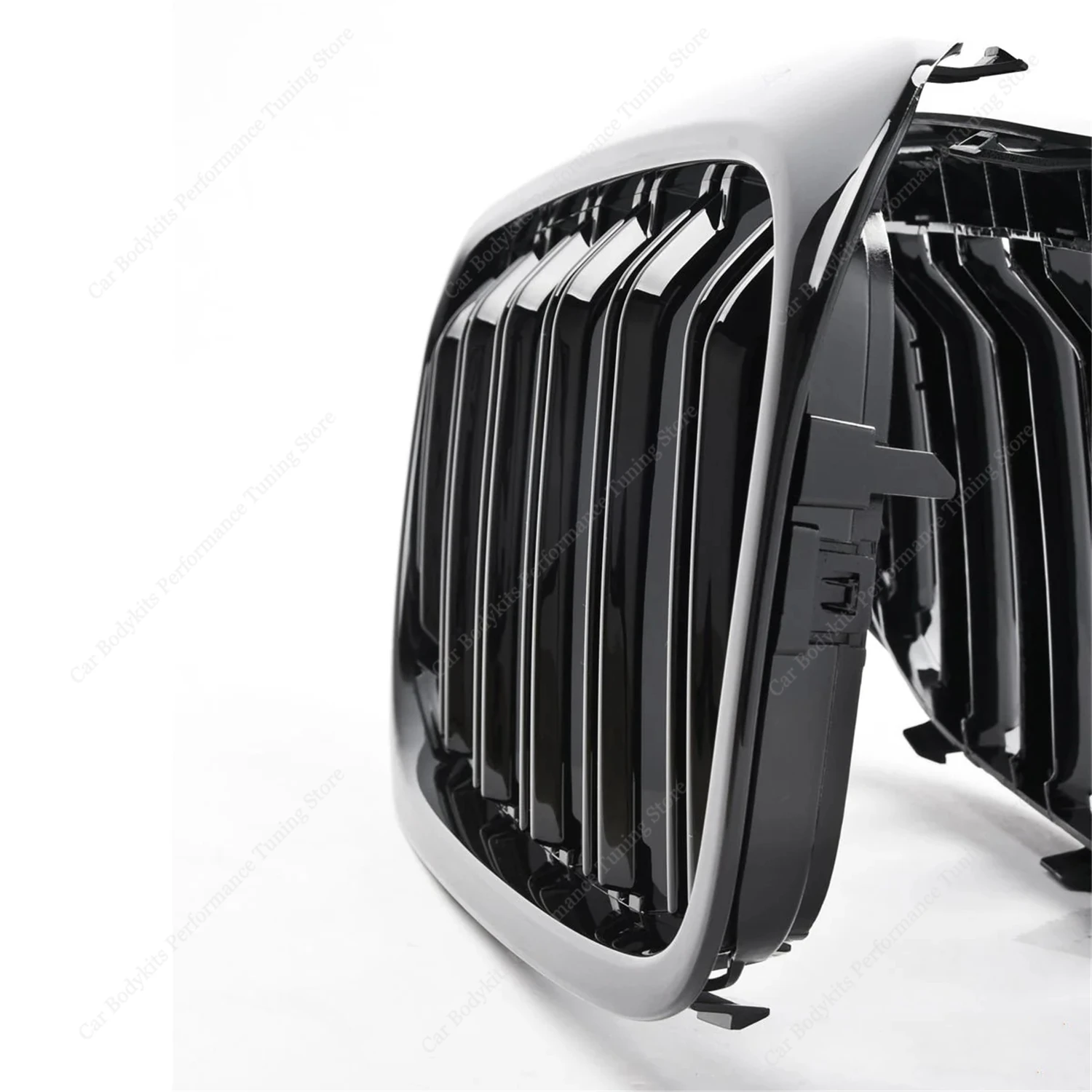 BMW G30 G31 5 시리즈 520i 520d 530i 530d 530e 540i 2017-2020 페이스리프트 전용 M5 스타일 에어 인테이크 그릴 프론트 키드니 그릴