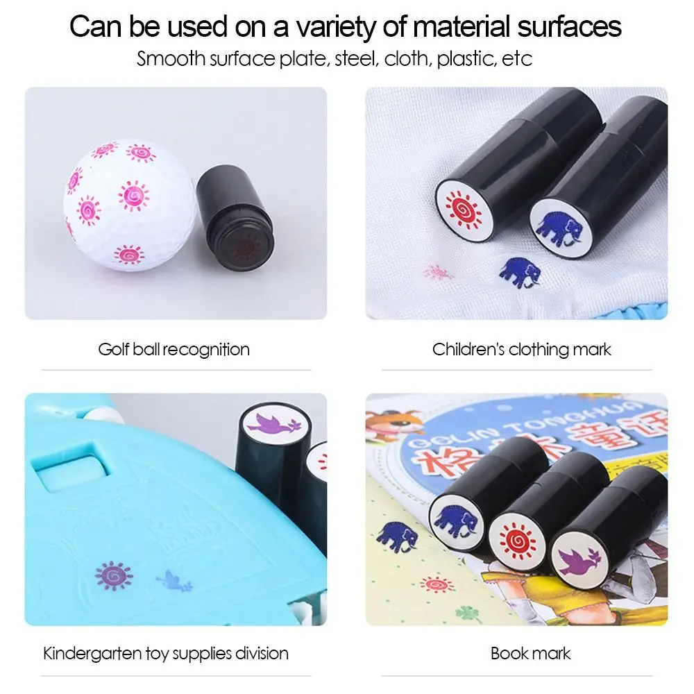 Golf Ball Stamper Stamp Marker Impression Seal Quick-dry Golf Accessories Symbol Golf Stamp Marker Outdoor Sports Golfer Gift