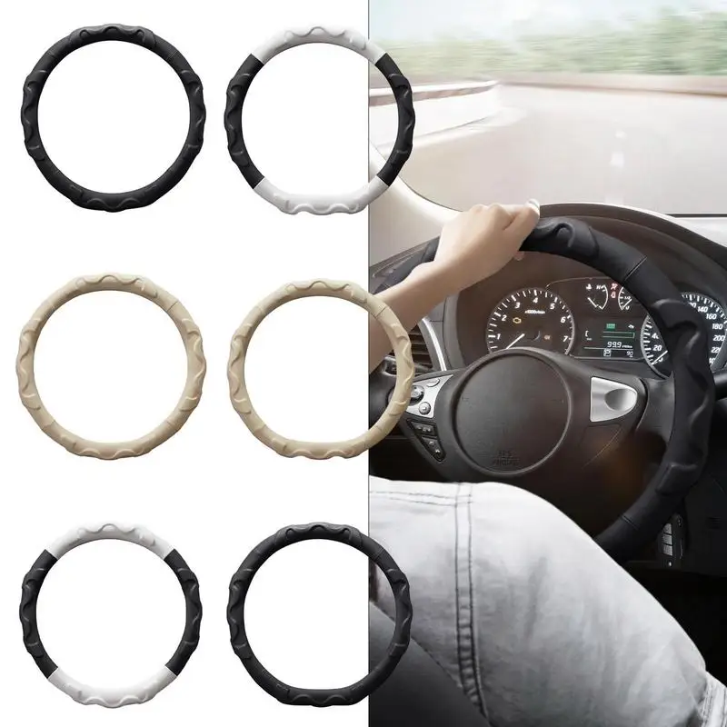 

Car Steering Wheel Cover Breathable Non Slip Fiber Truck Steering Wheel Wrap Protector Auto Styling Car Interior Accessories