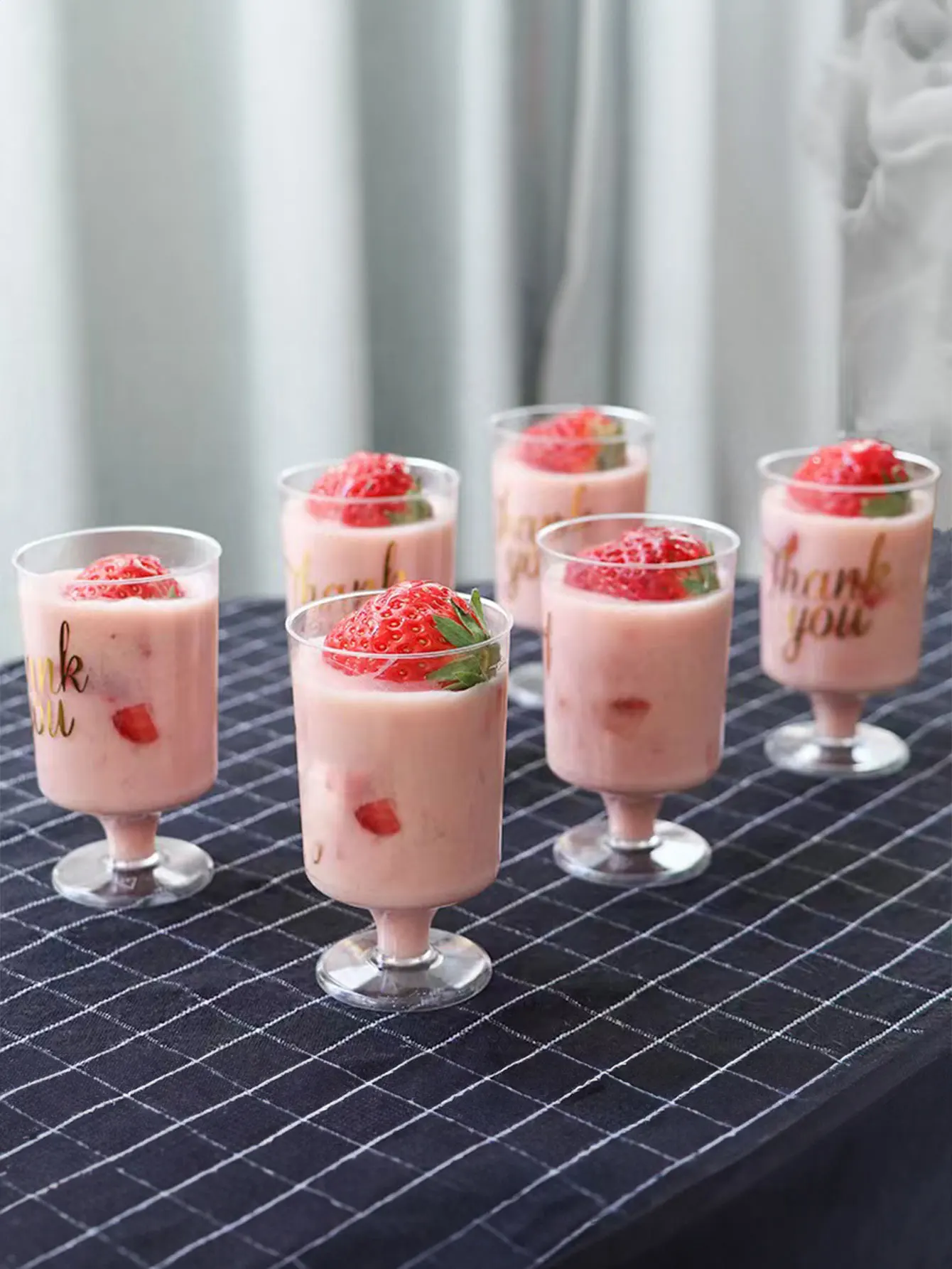 Tall Cup Shot Glass Western Dessert Cup Home Pudding Mold Dessert Without Spoon Ice Cream Mousse Pudding C 10pcs