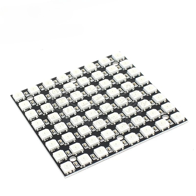 64비트 WS2812 5050 RGB LED 내장 풀컬러 드라이버 랜턴 개발 보드