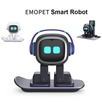 Robot Emo Robot per animali domestici Comunicazione riconoscimento vocale AI Robot intelligente Robot compagno desktop per regalo di Natale di compleanno per bambini
