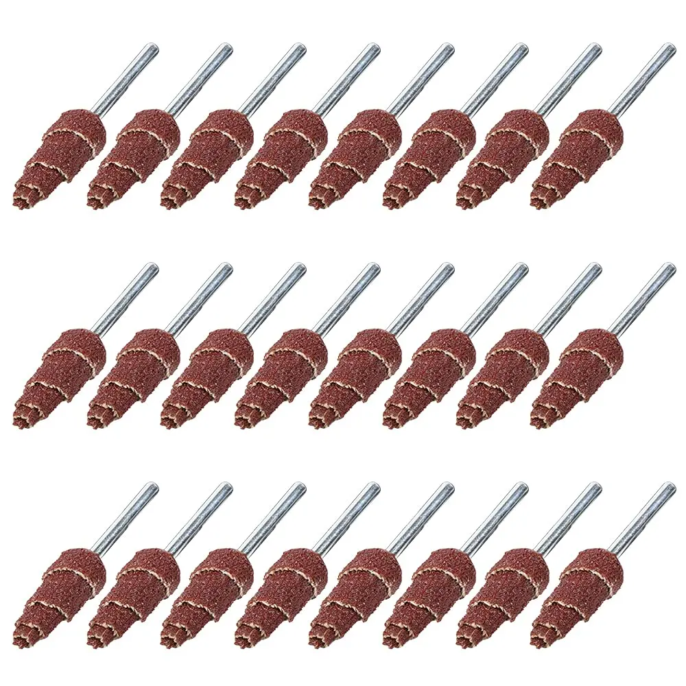2 stks 80# Taps toelopende Kegel Slijpen Hoofd 2 stks 80# Taps toelopende Kegel Slijpen Hoofd