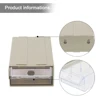 Thicken Stackable Hardware Parts Storage Boxes, Clear Finger Grip Drawers, for Crafts, Sewing Supplies, and Small Components 3
