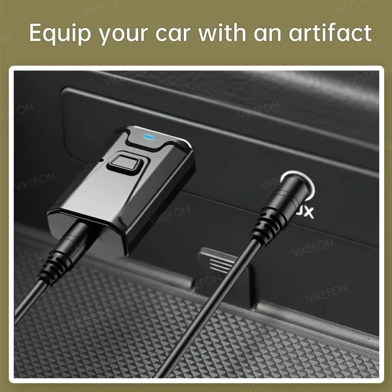 USB Bluetooth 5.4 Audio Transmitter Receiver MIC Wireless Adapter 3.5mm AUX/RCA for TV PC Headphone Home Stereo Car HIFI Music