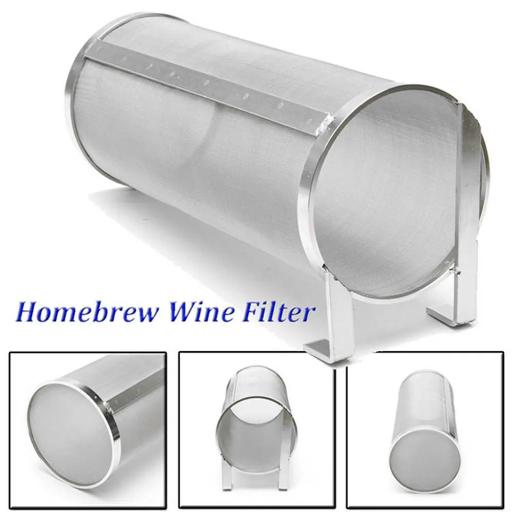 

Stainless Steel Hop Spider Beer Strainer 10x25cm Homebrew Hop Filter Cartridge For Beer Tea Kettle Brew Filter 400 Micron