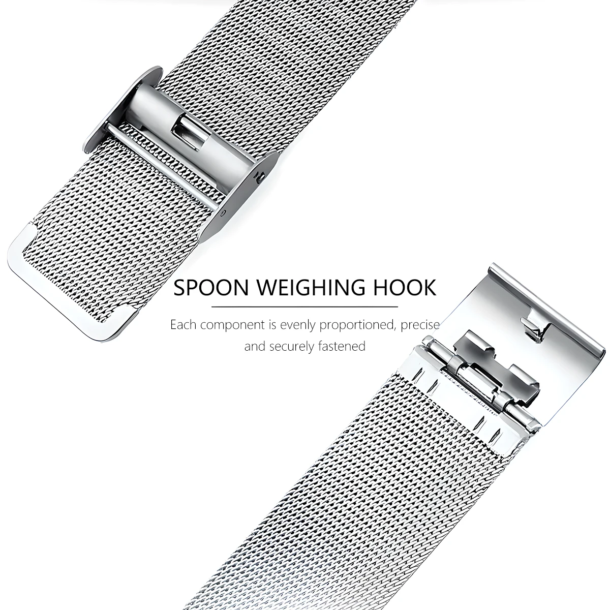 Milanese Mesh Band - 22mm Stainless Steel Strap