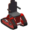 Manufacturer Wheelchair Electric Backrest Foldable Portable Track Wheelchair with Remote Control Motor Powered Wheelchair 1