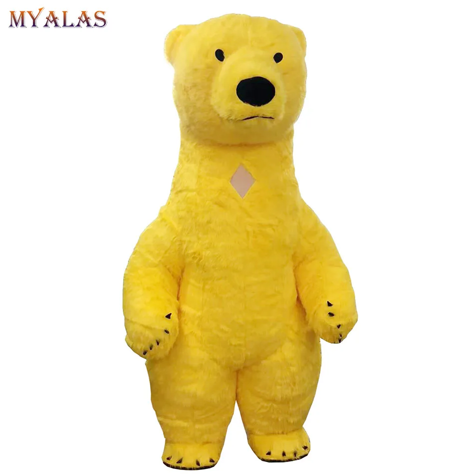 Inflatable Polar Bear Mascot Costume Adult Huge Walking Party Panda Cosplay Fancy Dress Christmas Events mascot costume
