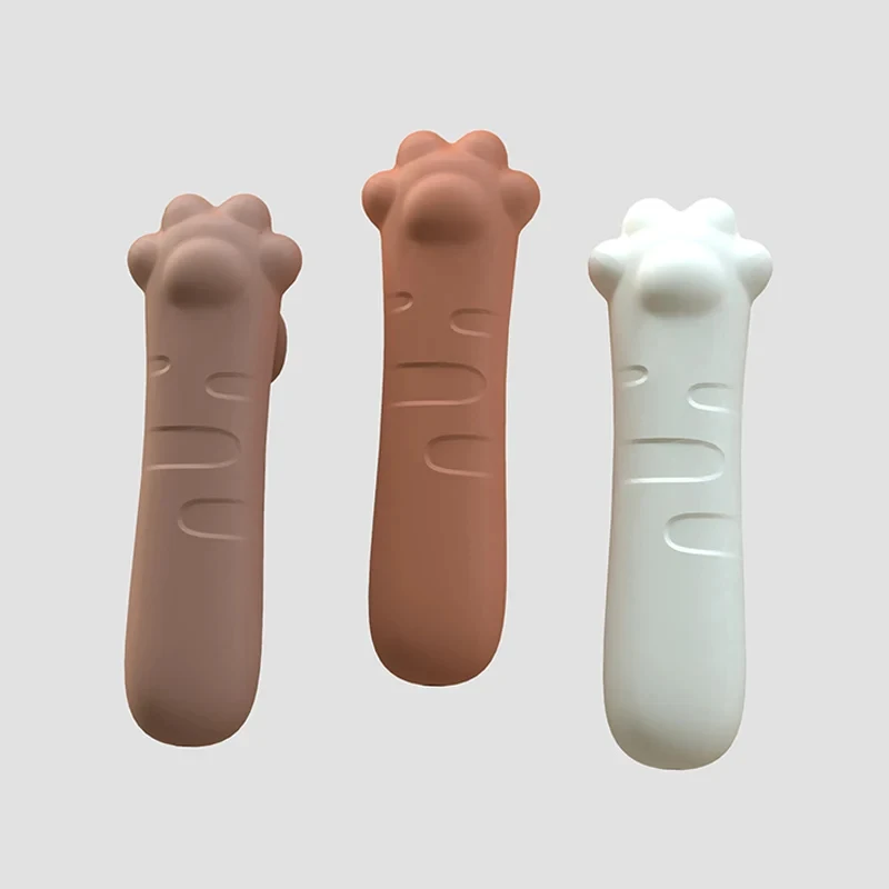1Pcs Silicone Cat Claw Door Handle Protective Cover Household Anti-static Bedroom Door Pull Gloves Anti-collision Mat Wall Cover