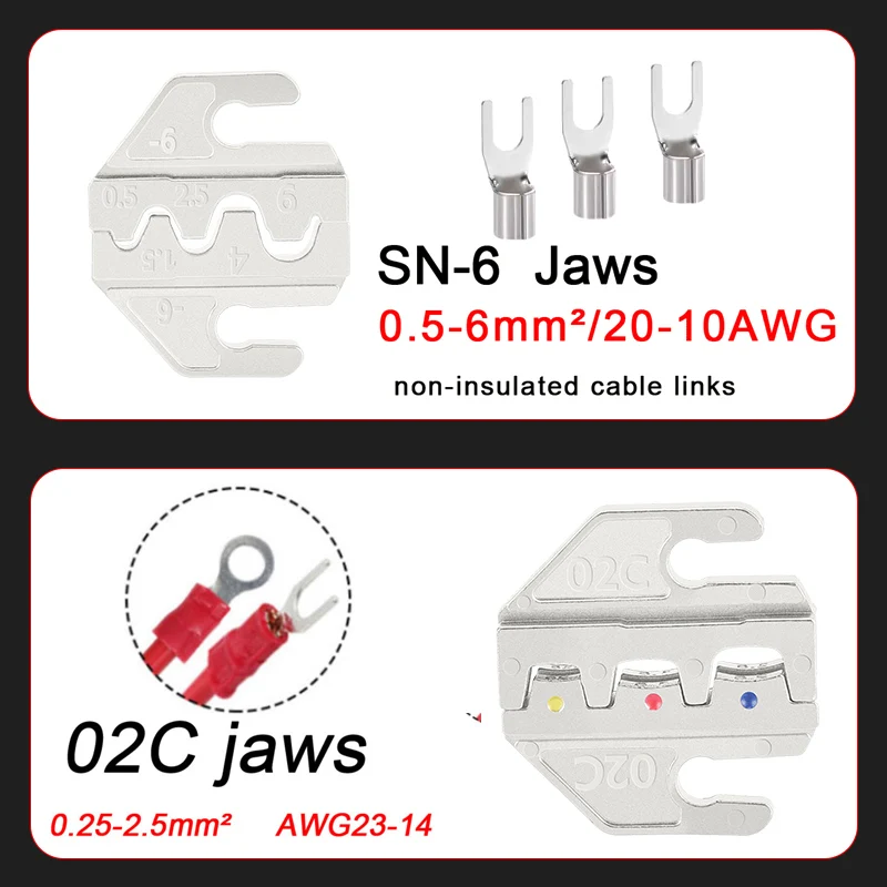XINQI Crimping Pliers Kit for Electrical Terminals