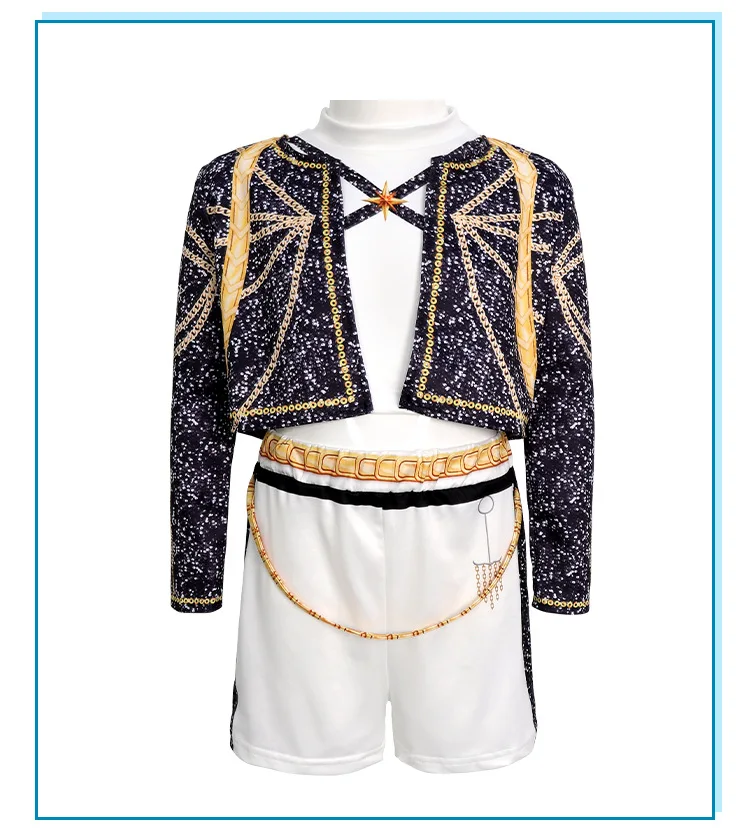 Kids K-Pop Demon Hunters Zoey Rumi Mira Costume Fancy Dress Cosplay Virtual Idol Movie Cosplay for Girls' Kids Halloween Carniva S507945adaa784de8ba3b8e18c974e786t