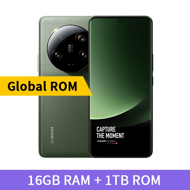 【美品】 Xiaomi 13 Ultra オリーブグリーン  グローバルROM Amazon.com: Xiaomi 13 Ultra 5G Android RAM 12GB ROM 256GB