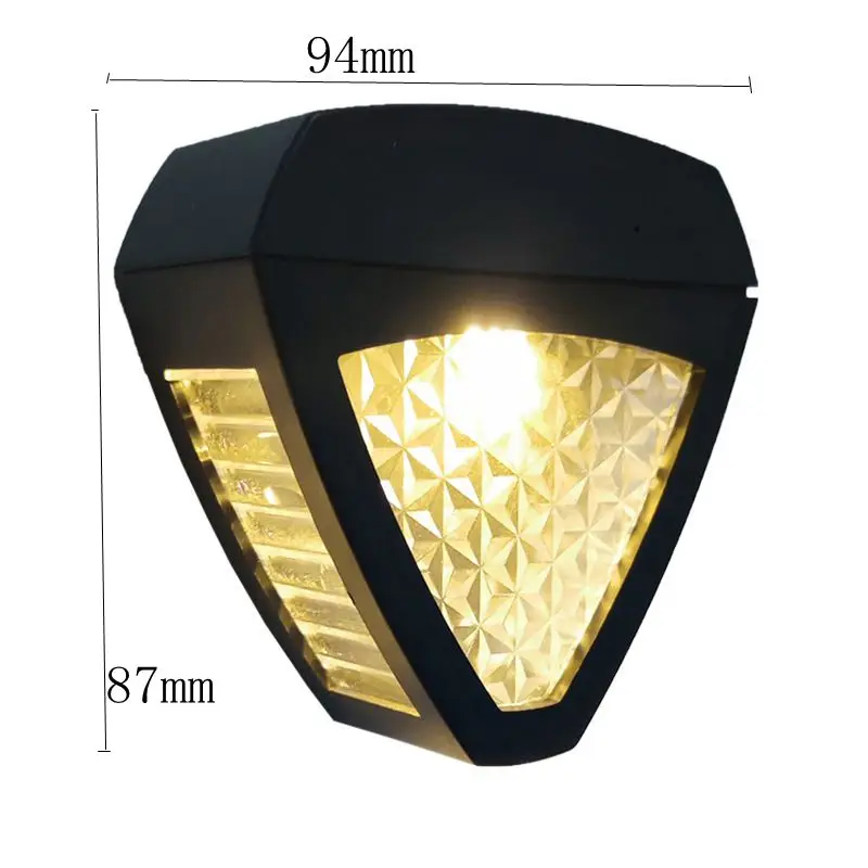 Path Stair LED Solar Lights Outdoor Garden Fence Wall Landscape Lamp IP65 Waterproof Staircase Night Light images - 6