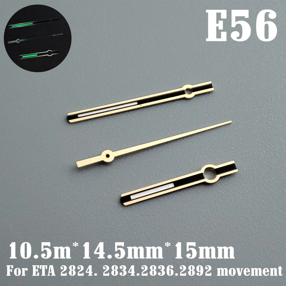 Green Super Luminous Watch Hands