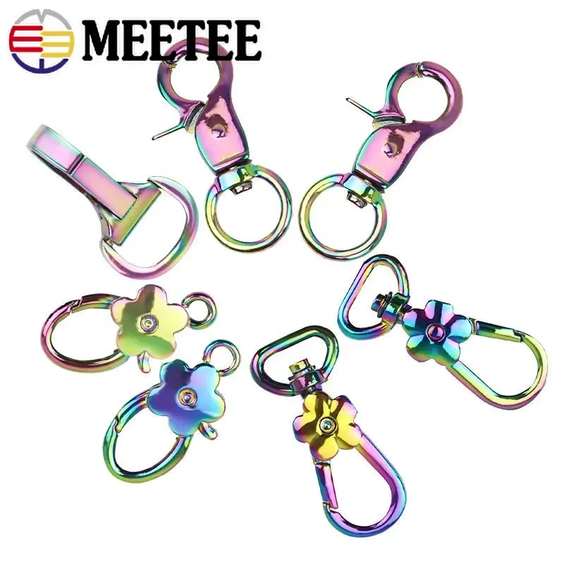 

5/10 шт., металлические ремешки для ключей