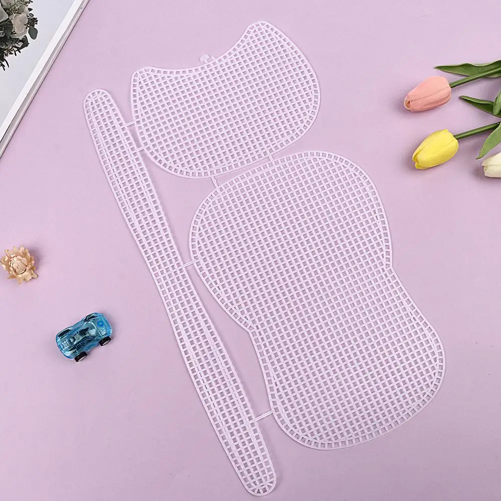 Plastic Knitting and Weaving Helper Knit Sheet, DIY Wire Hanging Bag, Easy Knitting Accessories, Helper, Hand Bag, White Net