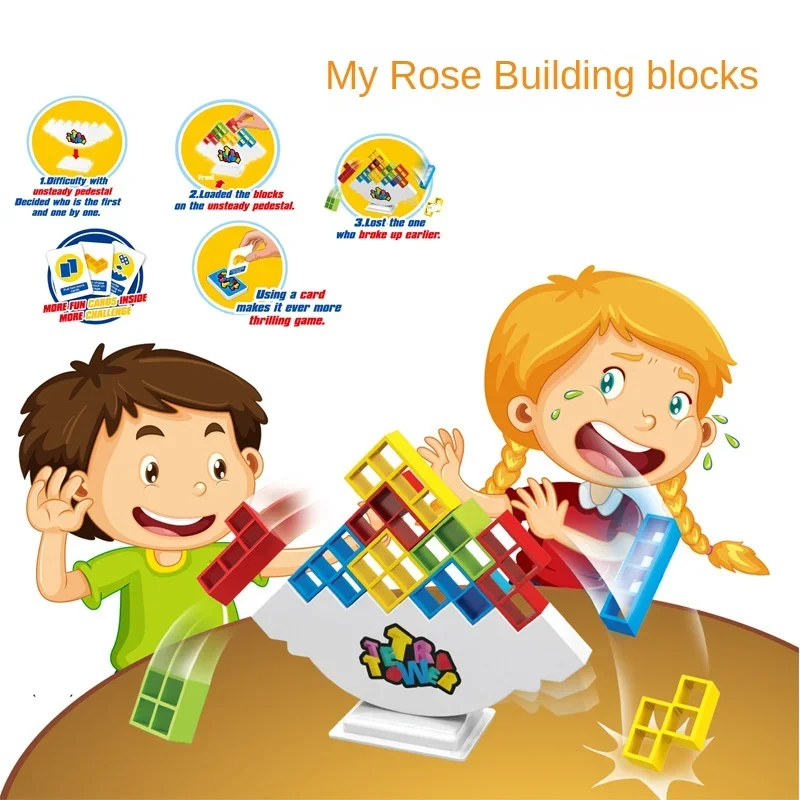 

Building Blocks Brick Toys for Male Boys Girl Stacked Play Toy Swing Lego Figures Christmas Tree Stack Construction Table Games