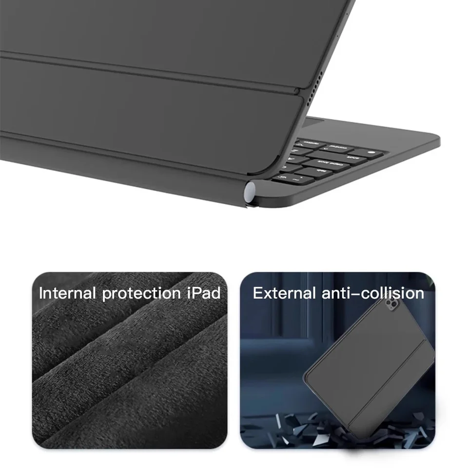Magnetic 2025 Magic Keyboard iPad Case For iPad 11 10th Gen Pro 11