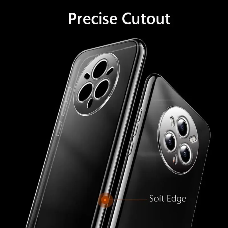 Transparent Soft TPU Silicone Phone Case - Clear Back Cover