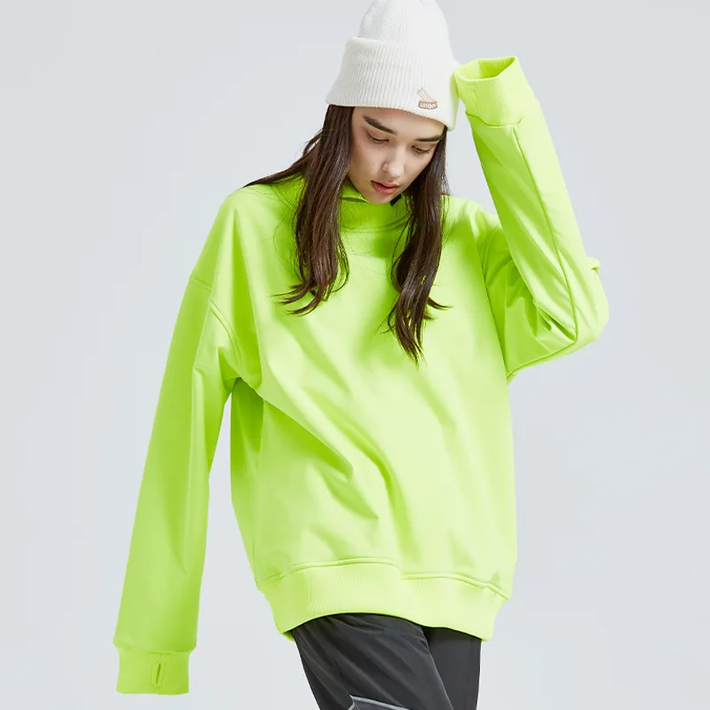 DOOKSNOW Warm Waterproof Couple Outdoor Skiing Sweatshirt Breathable Loose Snowboarding Jacket For Women And Men