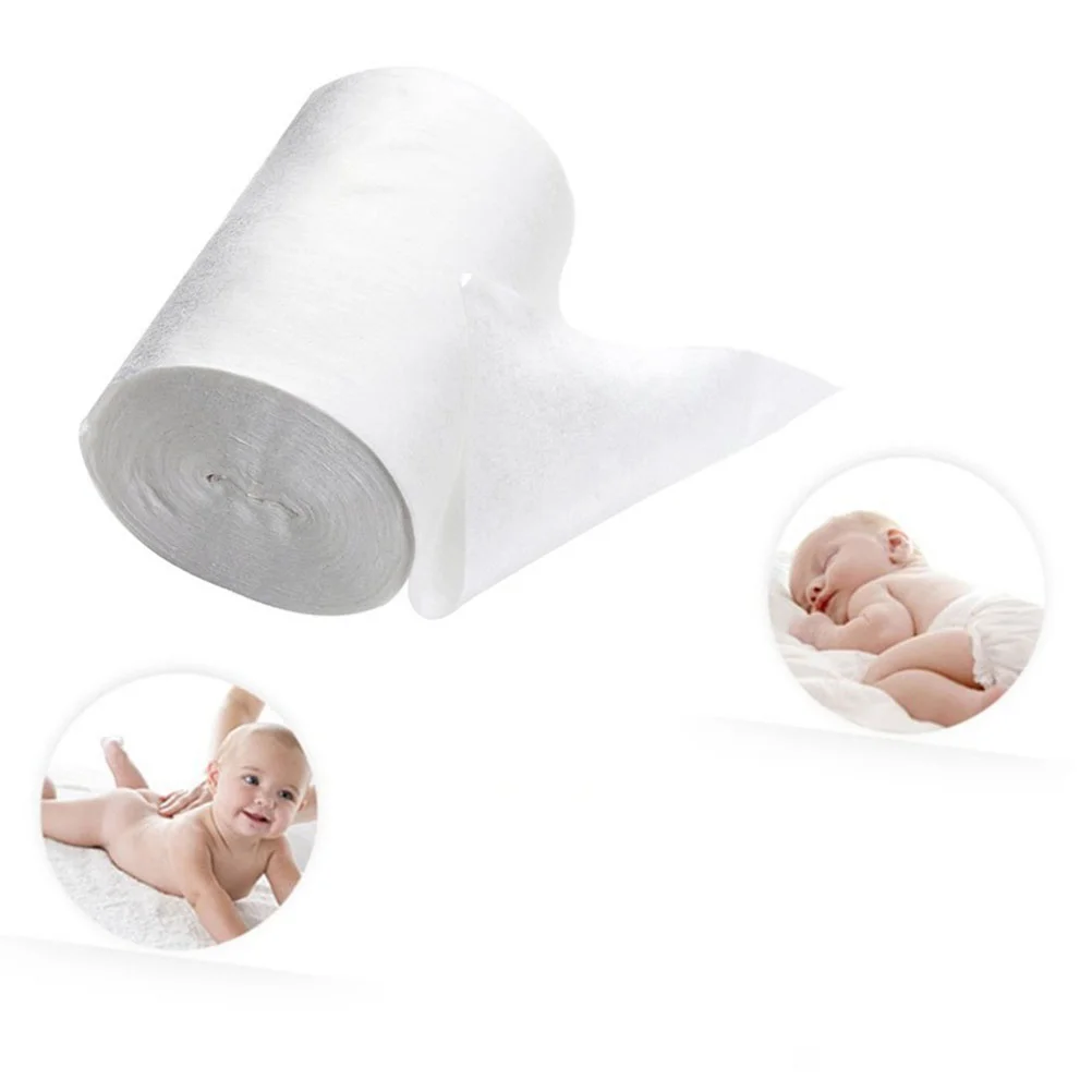 

100 Sheets/ Roll Diaper Liner Flushable Biodegradable Cloth Diaper Liners for Easy Changing