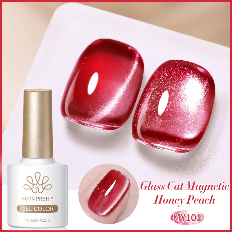 BORN PRETTY 10ml Water Light Cat Magnetic Gel Nail Polish Vernis Semi Permanent Soak Off Crystal Gel Polish For Nails Manicure - Image 9