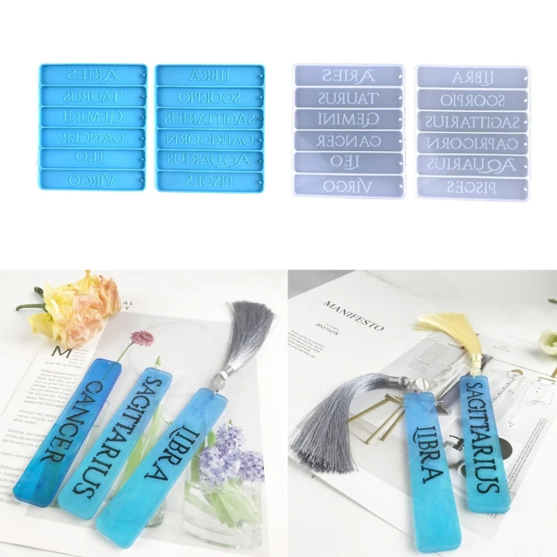 

Форма R3MC для смолы, прямоугольная силиконовая форма «сделай сам» для эпоксидной смолы, форма для литья брелоков, ювелирных изделий