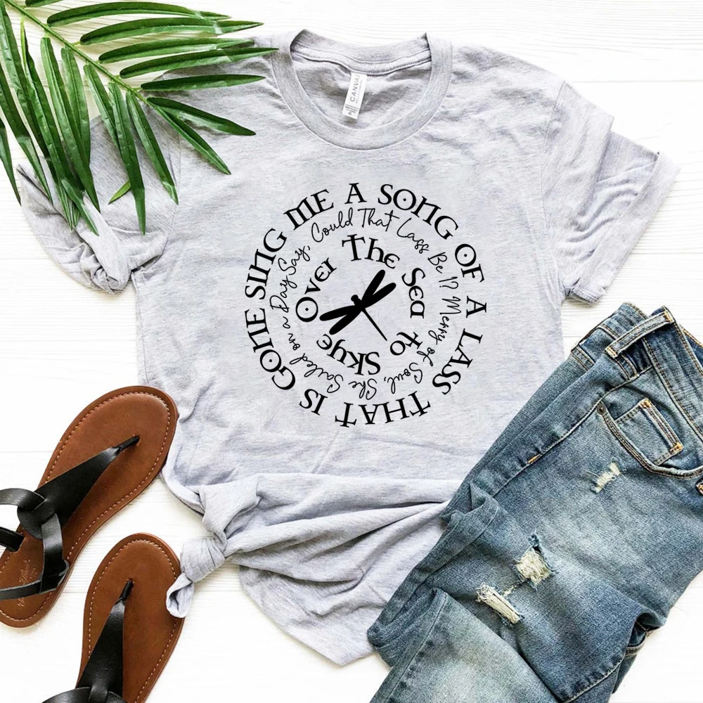 Sing Me A Song Shirt Claire T-Shirt Book Merch Outlander Jamie Fraser Shirts Fraser Ridge Clan Tv Series Tee Retro Sassenach Top 3