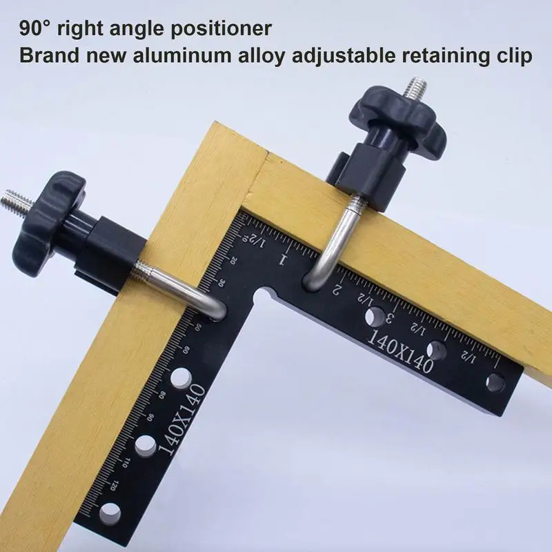 Fixing Ruler Block Right-Angle-Fixing-Ruler-Precision-L-shaped-Measuring-Square ...