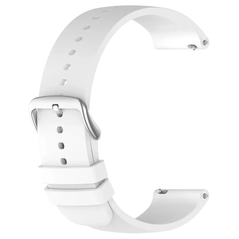 Premium Silicone Bracelet Strap for Sports Watches, 20-22mm