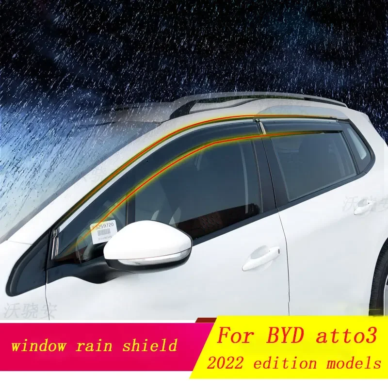 For-BYD-atto3-window-rain-shield-BYD-atto3-side-window-sunshade-and ...