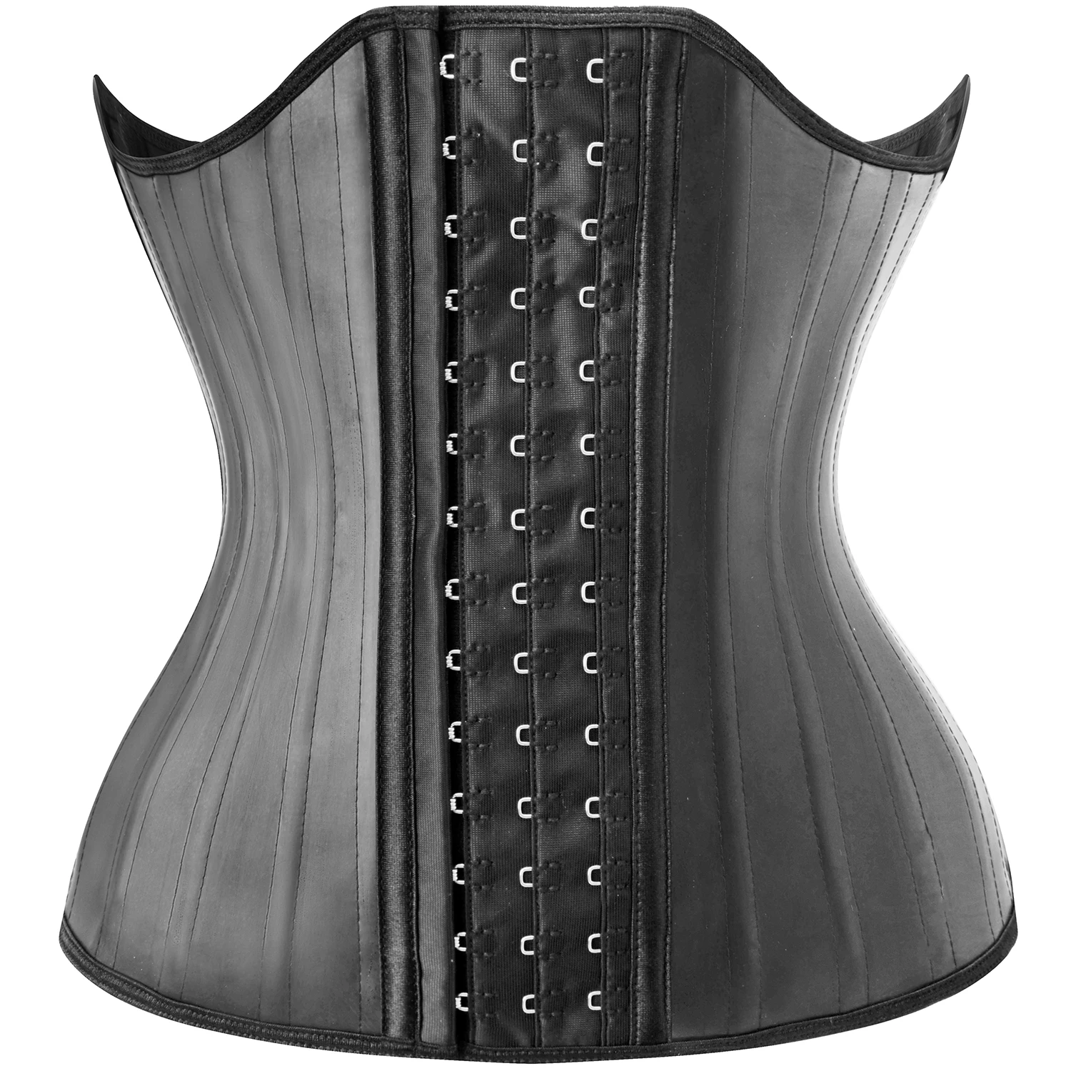 

Women waist trainer Latex waist tights corrective underwear to lose weight 25 steel bones Colombia Fajas simulated belt