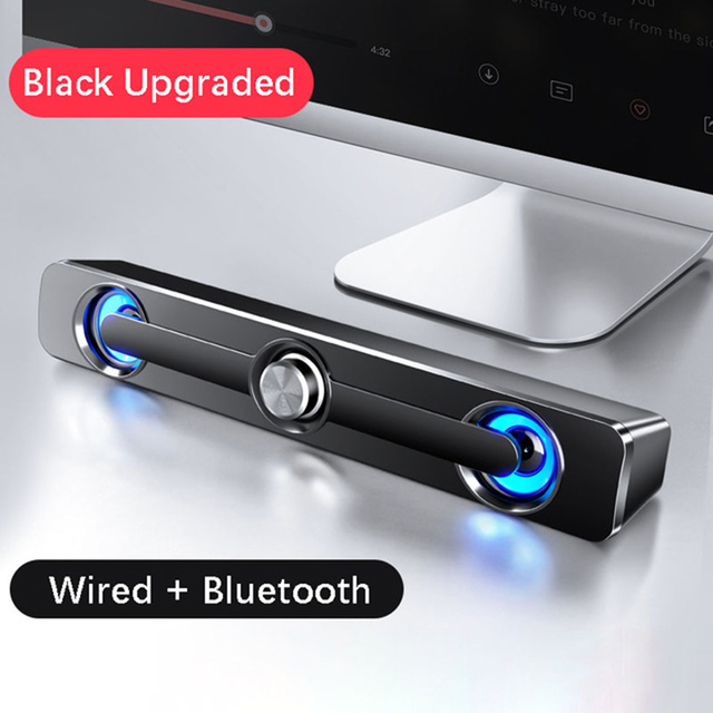 Wired Wireless Bluetooth Speaker For Home Theater FM Radio Surround Soundbar For Phone PC Laptop Wireless Soundbar