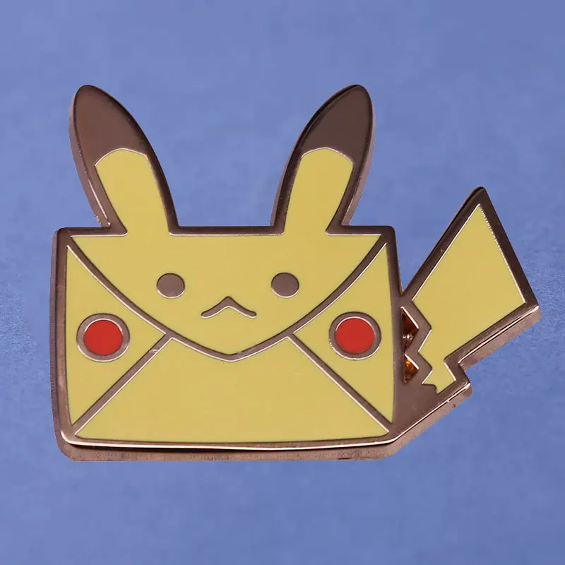 

Letter Friend Pikachu Hard Enamel Pins Collect Kawaii Anime Movie Pokemon Lapel Cartoon Brooch Badge Decorated Backpack