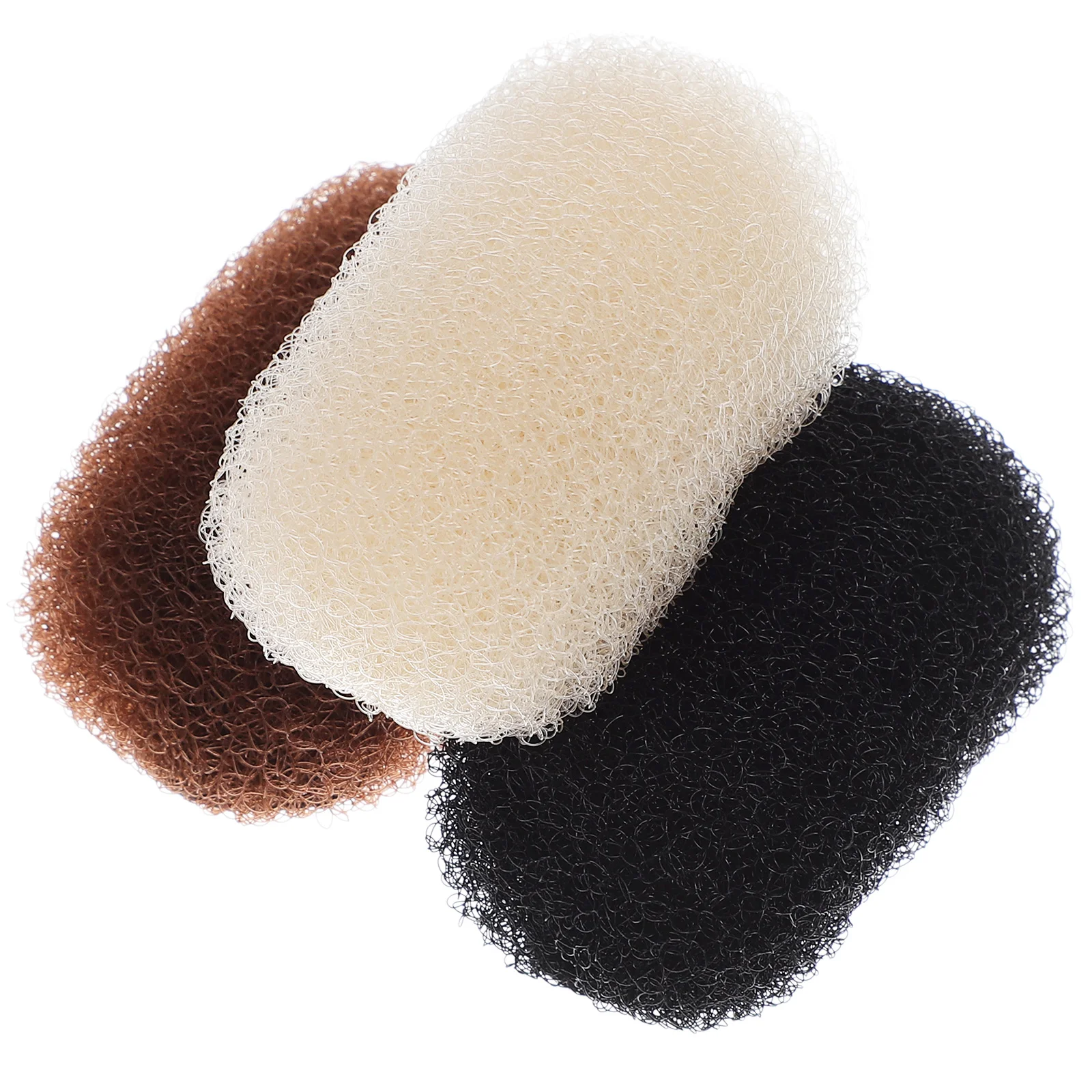 3 Pcs Hair Accessories Heightening Hairpin Travel Clips Blond Steel Volume Insert