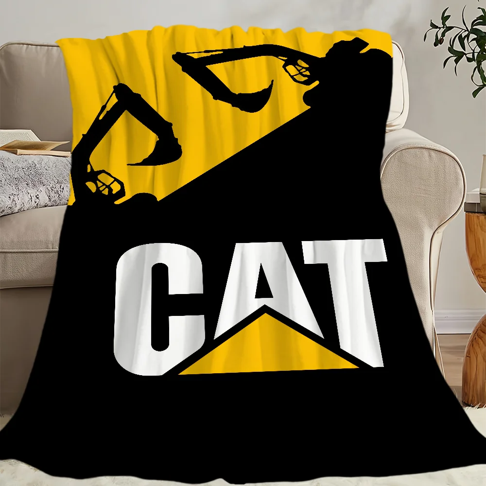 Four seasons warm soft plush blanket C-CaterpillarS design for sofa cool living room C-CATs office bedroom travel gift Flannel 4