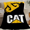 Four seasons warm soft plush blanket C-CaterpillarS design for sofa cool living room C-CATs office bedroom travel gift Flannel 4