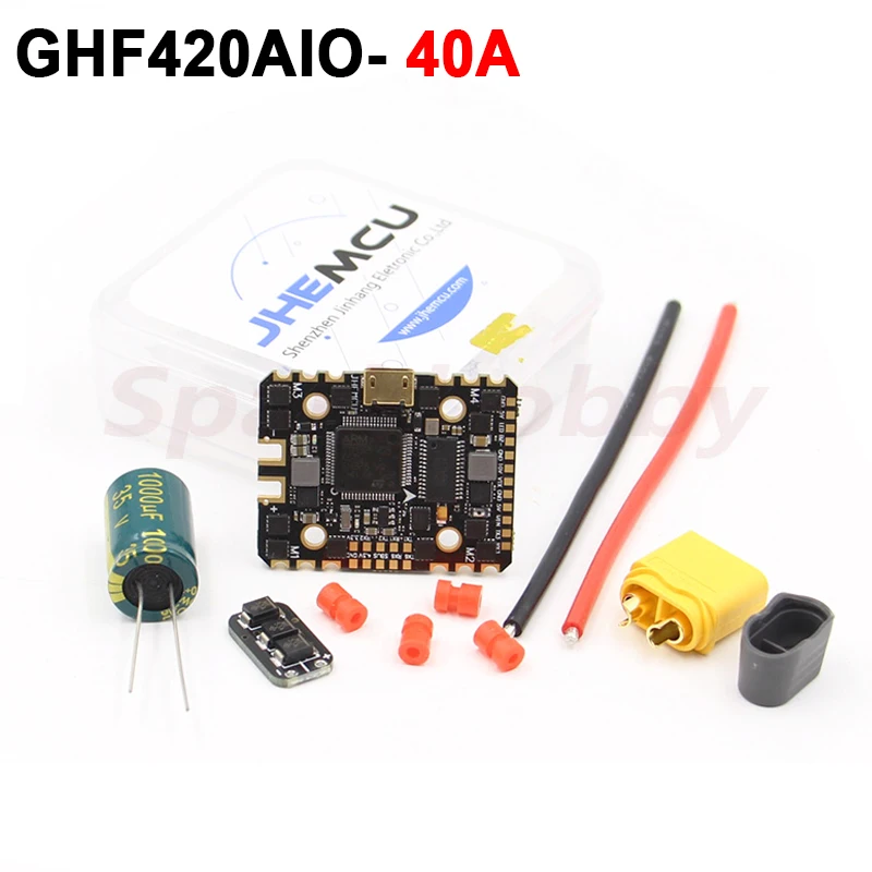 FEICHAO GHF420AIO F4 OSD Flight Controller Built in 20A 35A BLheli_S 2-6S 4in1 
