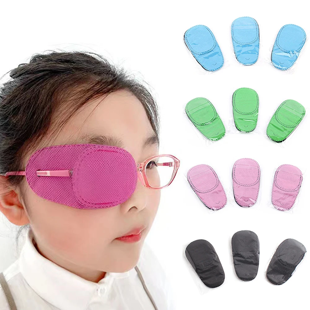 

Children Amblyopia Eye Patches 1pcs For Glasses Kids Astigmatism Strabismus Lazy Eye Patch Boys Girls Vision Train