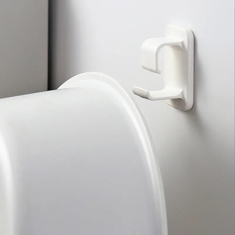 Washbasin Hooks Adhesive Hooks Storage Rack Wall-Hung Washbasin Holder Home Bathroom Kitchen Supplies 2pcs
