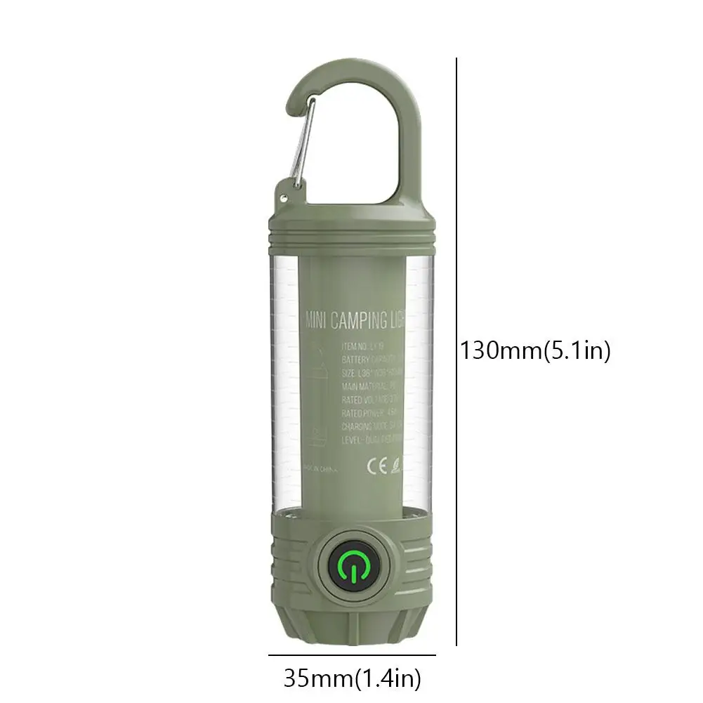 Dual Source Starke LED-Lampe Taschenlampe Wasserdichte Outdoor-Camping-Arbeitsleuchte Helle Taschenlampe mit Haken – Detail 18
