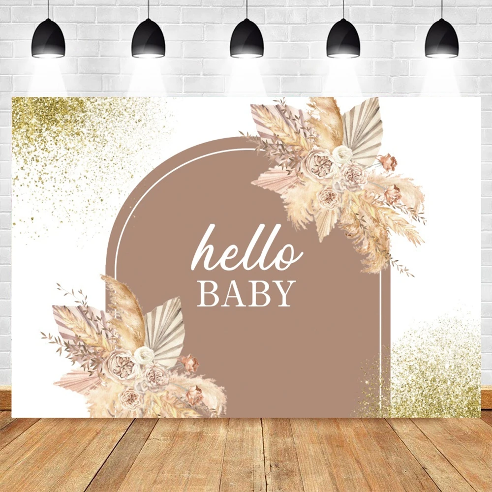 Baby 1st Birthday Boho Backdrops photo backdrop Photography Sunshine Rainbow Flower Butterfly Boys Girls Birthday Party Background Photo Studio