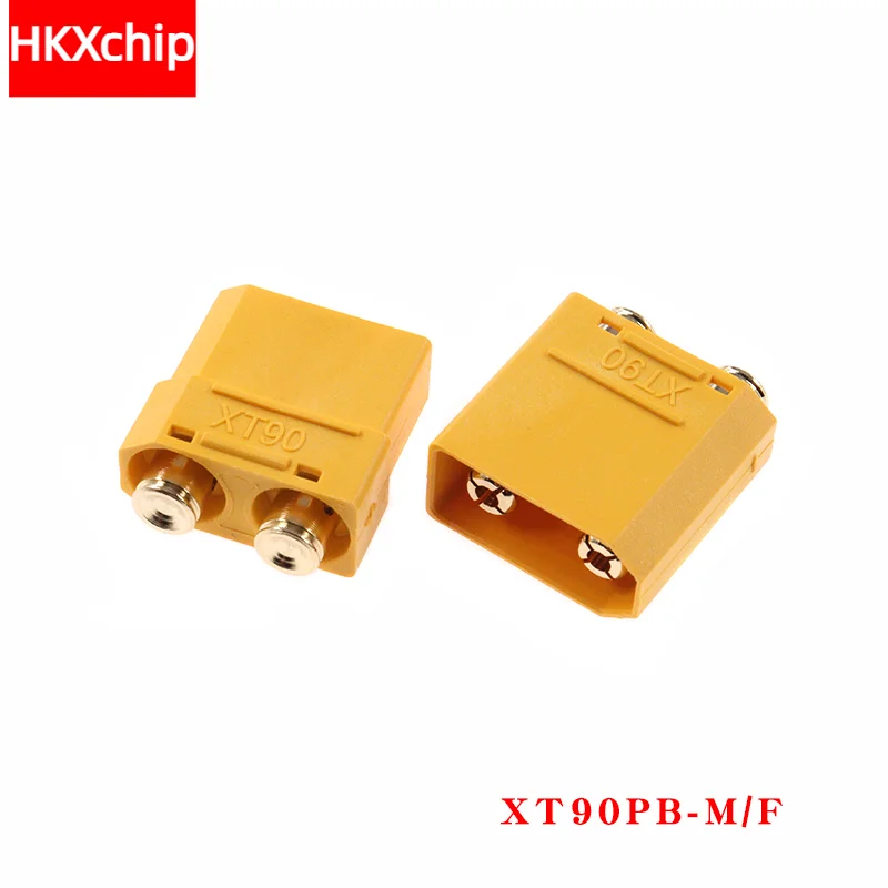Оригинальный разъем amass 45a xt90pb для аккумулятора, печатная плата, штекер, гнездовой разъем, позолоченные соединительные детали, «сделай сам» для РУ uav fpv дрона