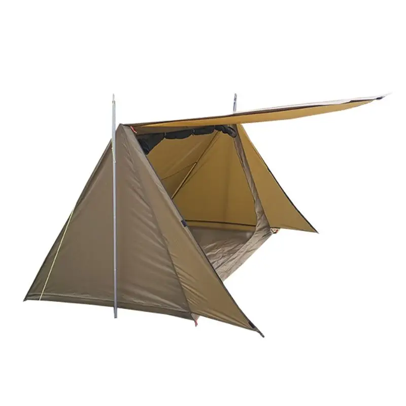 Camping tent Portable tent Outdoor Camping Hiking 3 Season Ultralight Tent Portable Two Person Shelter Without Pole