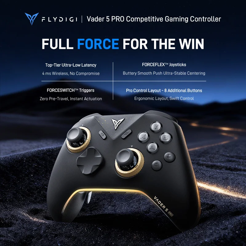 FLYDIGI Vader 5 Pro ゲームコントローラー Flydigi Vader 5 Pro Game Controller Gamepad Athletic Elite Handle