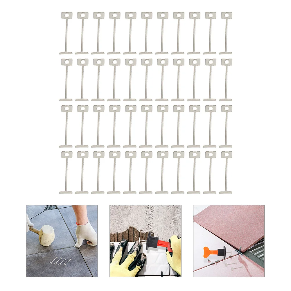 Tile Spacers Steel Needles Flooring Tile Leveling Spacers Reusable Ceramic Tile Pin(1.5mm)  Reusable Tile Leveler Steel