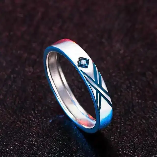 Anime HIRO ZERO TWO Cosplay Ring Adjustable Unisex Couple
