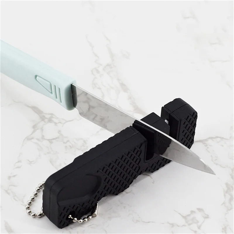 Ceramic Multipurpose Keychain Whetstone Carbide Knife Pocket Diamond Tool  Scissor Sharpen Fish Sharpener Kitchen Accessories